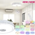 48W 60W LED RGB Deckenlampe Farbwechsel Lautsprecher Dimmbar mit FB & Bluetooth