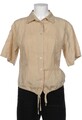 RIANI Bluse Damen Oberteil Hemd Hemdbluse Gr. EU 40 Leinen Beige #208dc01