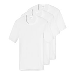 Schiesser - Original Classics Feinripp - Unterhemd / Shirt Kurzarm - 3er Pack
