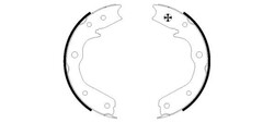 Textar 91059200 Bremsbackensatz, Feststellbremse passend für ISUZU OPEL
