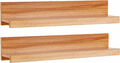 Wandboard Wandregal Ribe Set 2-tlg. 2er-Set Breite 90cm Kernbuche teilmassiv