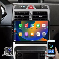 Android 13 Autoradio GPS Navi Für Peugeot 307 SW CC 2002-2013 WIFI FM RDS BT Kam
