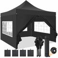 Pavillon 3x3m Faltpavillon Gartenzelt Partyzelt Pop Up Faltbar Wasserdicht Zelt