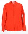 Norse Projects Hemd Gr S Rot Baumwolle Anton Overdyed Oxford Langarm