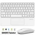 QWERTZ Touchpad Bluetooth Tastatur Maus Für iPad PC Android & IOS Tablet Windows