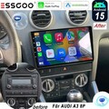 Für Audi A3 S3 RS3 8P 8V Android 15 Autoradio Navi CarPlay GPT GPS RDS BT 4+64GB