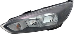 Scheinwerfer links für Ford Focus 3 MK3 ab 2014- Schwarz H1 H7 + Motor