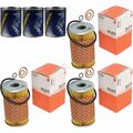 3x Original MAHLE / KNECHT Ölfilter OX 47D + 3x SCT Motor Flush Motorspülung