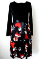 Kleid Dress mit Weinachts- Print Gr. L (38-40) elastisch neu
