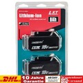 2X Original 18V/8,0Ah Akku BL1860B für Makita 197422-4 BL1850 BL1830- 2er Set -