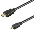 1,5m HDMI Kabel HighSpeed with Ethernet A - D micro Stecker Full HD 3D 1.4
