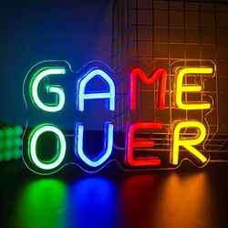 LED Leuchtreklame Neon Schild Neonlicht Leuchtschrift Bar Party “Gaming zone"