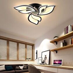 40W LED Deckenleuchte Dimmbar Wohnzimmer Moderne Deckenlampe mit Fernbedienung