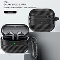 Samsung Galaxy Buds 3/3 Pro Schutzhülle Case Kohlefaser Cover Etui für Kopfhörer