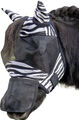 Fliegenschutzmaske -Zebra- Nasenteil zum Abkletten    Shetty , Minishetty