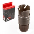 Multifunktionsbecher Ablagefach Becherhalter 5in1 braun für MINI