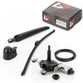 Scheibenwischer Heckwischer Set Wischermotor Dichtung für Skoda Fabia II Kombi