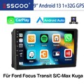 Android 14 Autoradio Für Ford Focus Transit MK7 C/S-Max 32G Carplay GPS Navi KAM