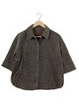 OPUS Hemd-Bluse Damen Bluse Gr. DE 36 braun Casual-Look