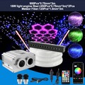 Auto Kfz LED RGBW Sternenhimmel Meteor Star Twinkle Lichtfaser Glasfaser Optik