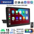 DAB Android 15 Autoradio Für 1 DIN Ford Transit Custom 2018-2023 Carplay 64G GPS
