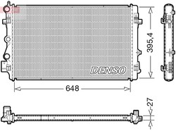 DENSO Motorkühler Wasserkühler DRM32051 für 6R1 SEAT AUDI 8XK VW 8X1 POLO SKODA