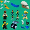 LEGO City 60262 Passagierflugzeug Ersatzteile und Zubehör zum Auswählen #