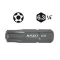Hazet 2225 H 5-Stern-Schraubendreher-Einsatz/Bit 1/4" (für Zapfen), Größen 10-40