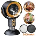 Tragbare Abzugshaube, Mini-Dunstabzugshaube und Luftreiniger 2-in-1 Mit 2 Filter