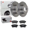 NK BREMSSCHEIBEN 305mm + BREMSBELÄGE HINTEN passend für RENAULT MASTER 2 JD