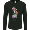 Langarm-T-Shirt japanische Blumen Zitat Japan Love Herren