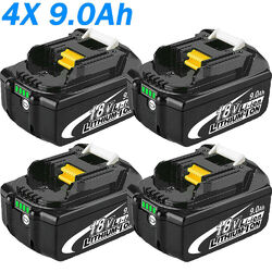 4x Original 18V 8Ah für Makita Akku BL1860B Led Anzeige 197422-4 BL1850B BL1830