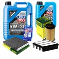 INSPEKTIONSKIT FILTER LIQUI MOLY ÖL 6L 5W-30 für Hyundai Grandeur TG 3.3 Sonata