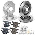 ATEC BREMSSCHEIBEN+BREMSBELÄGE BREMSKLÖTZE VORN+HINTEN FÜR DODGE CALIBER PM-BODY