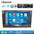 Android 14 32G Carplay Autoradio GPS NAV RDS Für Opel Zafira Astra H Corsa C/D