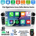 Für Opel Corsa C D Zafira B Astra G H Android14 Apple Carplay Autoradio GPS NAVI