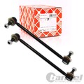 2x FEBI KOPPELSTANGE VORDERACHSE passend für CHEVROLET DAEWOO LACETTI NUBIRA
