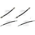 4x FEBI BREMSSCHLAUCH HINTEN passend für BMW 1er E81 E87 3er E90 E91 E92 X1 E84