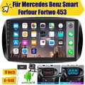 DAB Für Mercedes Benz Smart Forfour Fortwo 453 Android14  Carplay Autoradio NAVI