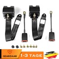 2x Auto Sicherheitsgurt 3 Punkt Universal mit E Prüfung Für Audi A3 Für VW T4 T5
