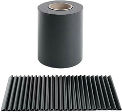 PVC Sichtschutz Streifen Zaunblende Folie Doppelstabmatten Zaun Rolle 35m x 19cm