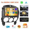 Für Mazda 2 2007-2014 9" Android13 Carplay Autoradio GPS Navi WIFI RDS BT FM DSP