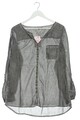 COMMA Langarm-Bluse Damen Bluse Gr. DE 40 hellgrau Casual-Look