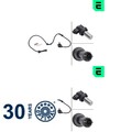 2x Sensor für Raddrehzahl OPTIMAL 06-S197 2 Sensor Raddrehzahl für Audi