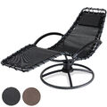 CASARIA® Sonnenliege Gartenliege Liegestuhl Schaukelliege Garten Relaxliege Eve