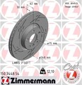 1x Zimmermann Bremsscheibe Black Z Ø348mm Vorne links passend für BMW X5 F15 F85