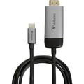 Verbatim USB-C® Adapterkabel [1x USB-C® Stecker - 1x HDMI-Stecker] 49144 1.50 m