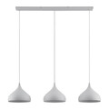 Lindby Elamira Pendelleuchte Deckenlampe Hängeleuchte Deckenlicht E27 3-flg weiß