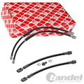 4x FEBI BREMSSCHLAUCH VORNE + HINTEN passend für AUDI A3 (8P1) 17"ZOLL