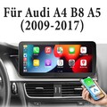 Wireless Carplay/Android Auto LTE Für Audi A4 B8 A5 09-17 Autoradio DAB+ 4G+64G